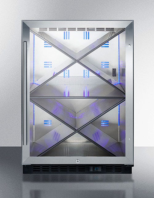Summit 40 Bottle Single Zone Built In Wine Cooler