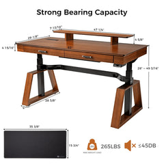 Ark Executive Standing Desk (63"x29")