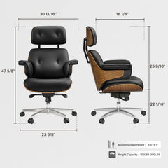 Mathias Napa Leather Executive Office Chair