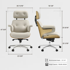 Mathias Napa Leather Executive Office Chair