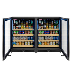 Reserva Series Stainless Steel Side-by-Side Beverage Center