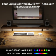 L-Shaped Standing Desk with Accessories Set (60"x23")