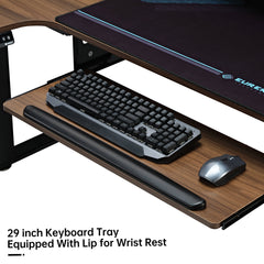L-Shaped Standing Desk with Accessories Set (60"x23")