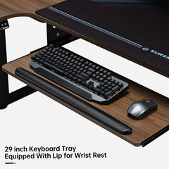 L-Shaped Standing Desk with Accessories Set (60"x23")