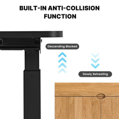 L-Shaped Standing Desk with Accessories Set (60"x23")