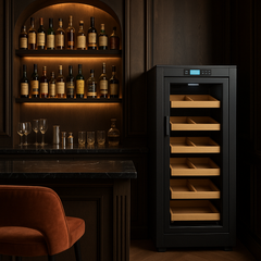 The Redford Lite Electric Cabinet Humidor (Prestige Import Group) -  1250 Cigars ct