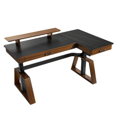 Ark Pro L-Shaped Standing Desk (Sintered Stone)