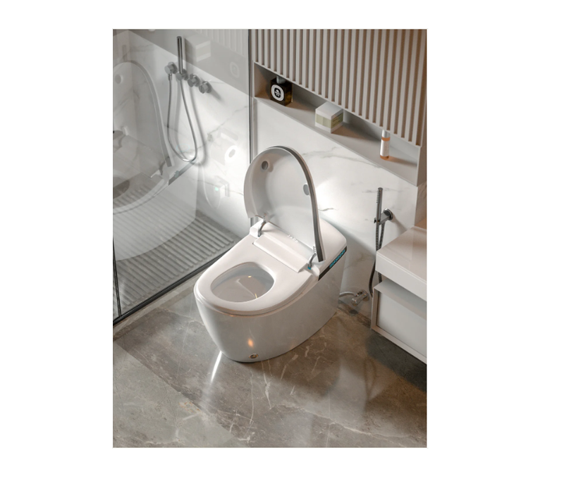 Trone 935471 Floor mount smart bidet toilet - classic white