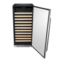 Whynter - 100 Bottle Built-in Stainless Steel Compressor Wine Refrigerator | BWR-1002SD