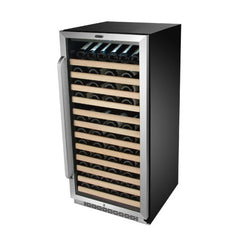 Whynter - 100 Bottle Built-in Stainless Steel Compressor Wine Refrigerator | BWR-1002SD