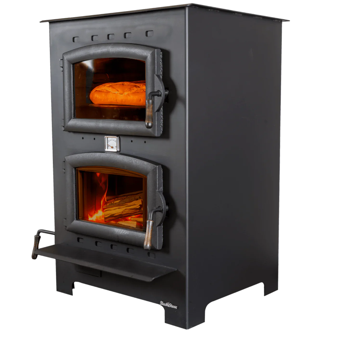 Buck Stove 27" Homesteader Wood Burning Cook Stove with Baking Oven 28,901 BTU