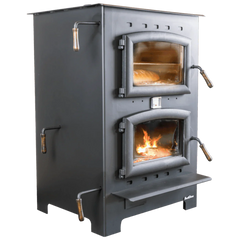 Buck Stove 27" Homesteader Wood Burning Cook Stove with Baking Oven 28,901 BTU
