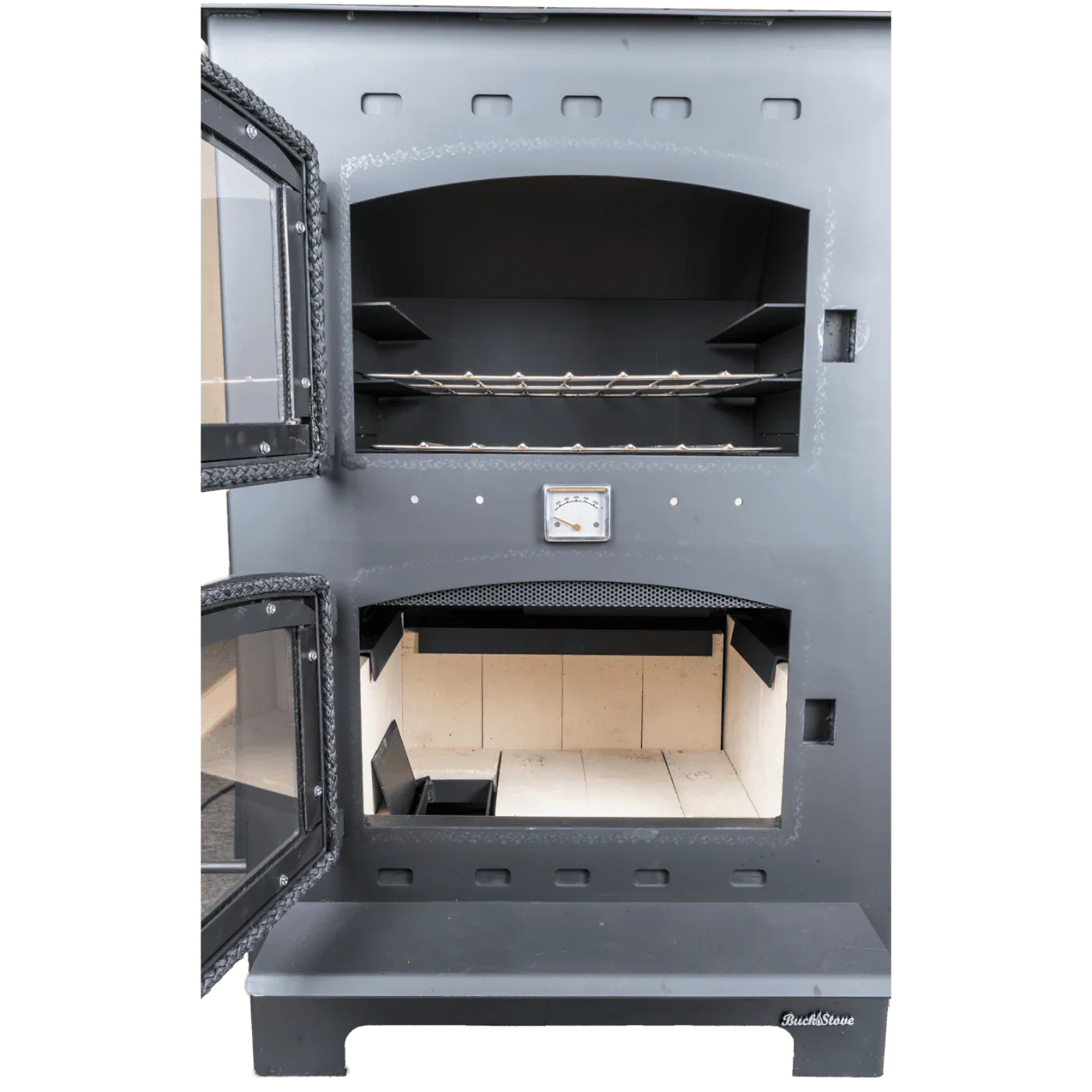 Buck Stove 27" Homesteader Wood Burning Cook Stove with Baking Oven 28,901 BTU