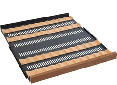 Reserva Series 172 Bottle Dual Zone Built-in Wine Refrigerator with Black Metal Door - Right Hinge