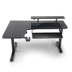 L-Shaped Standing Desk with Accessories Set (60"x23")