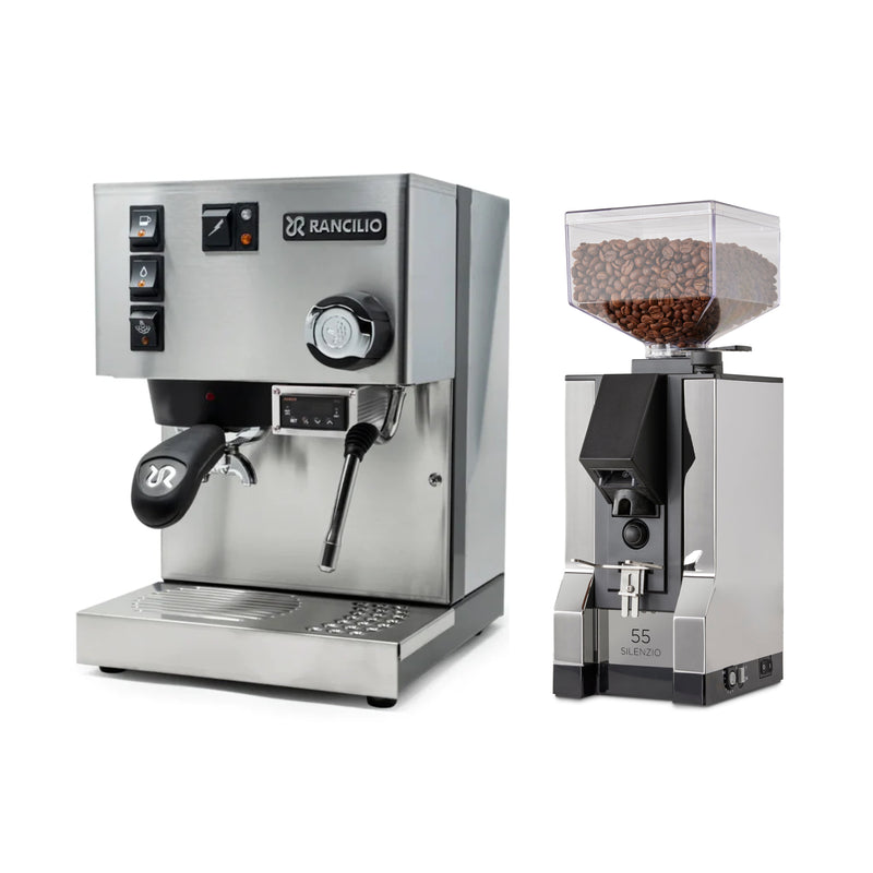 Rancilio Silvia PID and Mignon Silenzio 55 Bundle