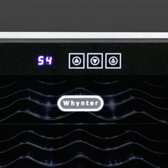 Whynter - 124 Bottle Freestanding Wine Cabinet Refrigerator | FWC-1201BB