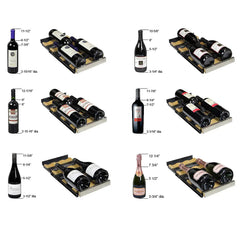 Reserva Series 24" Wide Two Door Stainless Steel Wine Refrigerator/Beverage Center