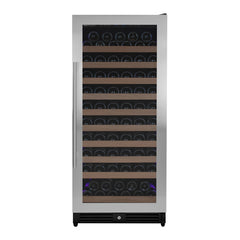 Reserva Series 119 Bottle 55" Tall Single Zone Right Hinge Stainless Steel Wine Refrigerator