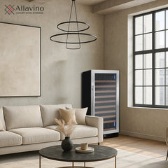 Reserva Series 119 Bottle 55" Tall Single Zone Right Hinge Stainless Steel Wine Refrigerator