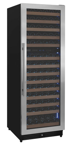 Reserva Series 154 Bottle 71" Tall Dual Zone Right Hinge Stainless Steel Wine Refrigerator