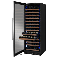 Reserva Series 163 Bottle 71" Tall Single Zone Left Hinge Stainless Steel Wine Refrigerator
