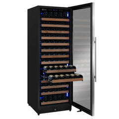 Reserva Series 163 Bottle 71" Tall Single Zone Right Hinge Stainless Steel Wine Refrigerator