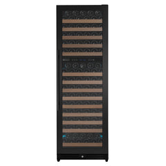 Reserva Series 172 Bottle Dual Zone Built-in Wine Refrigerator with Black Metal Door - Right Hinge