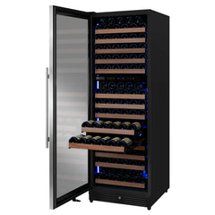 Reserva Series 172 Bottle Dual Zone Built-in Wine Refrigerator with Stainless Steel Door - Left Hinge