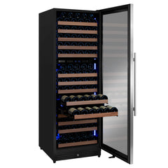 Reserva Series 172 Bottle Dual Zone Built-in Wine Refrigerator with Stainless Steel Door - Right Hinge