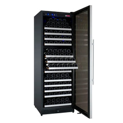 24" Wide FlexCount II Tru-Vino 177 Bottle Single Zone Stainless Steel Right Hinge Wine Refrigerator