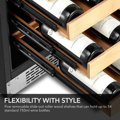 Whynter BWR-541STS 54-Bottle Single-Zone Built-In Wine Refrigerator