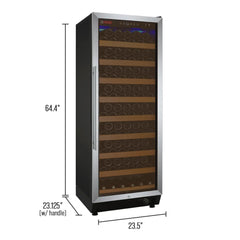 24" Wide Vite II Tru-Vino 99 Bottle Wine Refrigerator