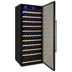 32" Wide Vite II Tru-Vino 277 Bottle Single Zone Black Right Hinge Wine Refrigerator