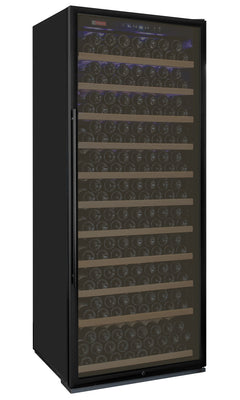 32" Wide Vite II Tru-Vino 277 Bottle Single Zone Black Right Hinge Wine Refrigerator