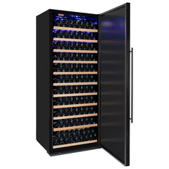 32" Wide Vite II Tru-Vino 305 Bottle Single Zone Solid Black Right Hinge Door Wine Refrigerator