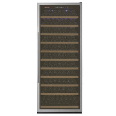 32" Wide Vite II Tru-Vino 277 Bottle Single Zone Stainless Steel Right Hinge Wine Refrigerator