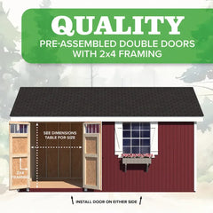 Little Cottage Co. Colonial Pinehurst Storage Shed Kit