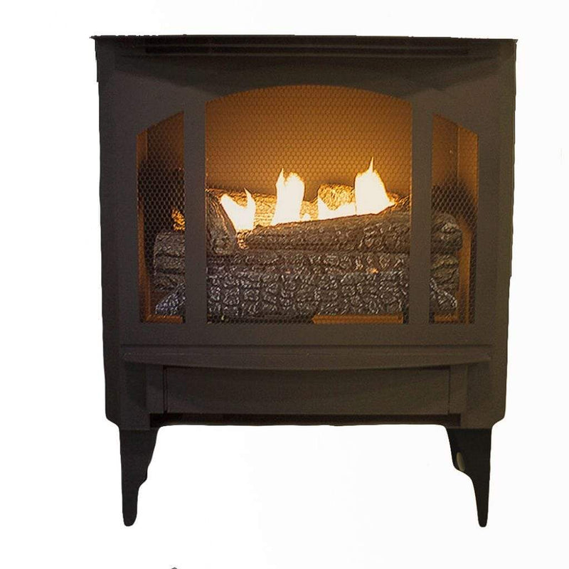 Buck Stove Model T-33 Freestanding Gas Stoves with Blower and Legs