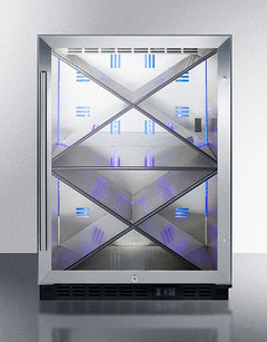 Summit 40 Bottle Single Zone Built In Wine Cooler