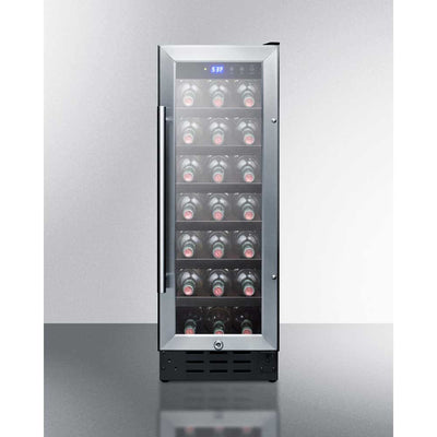 Summit 21 Bottle 12in Built In Wine Cooler