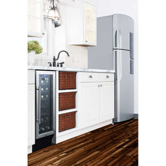 Summit 21 Bottle 12in Built In Wine Cooler